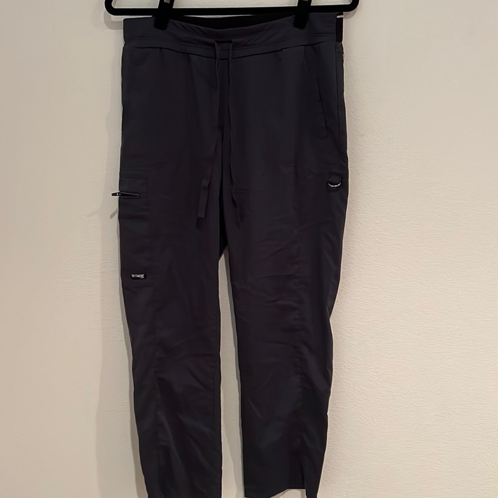 Greys anatomy stretch color block scrub pants.